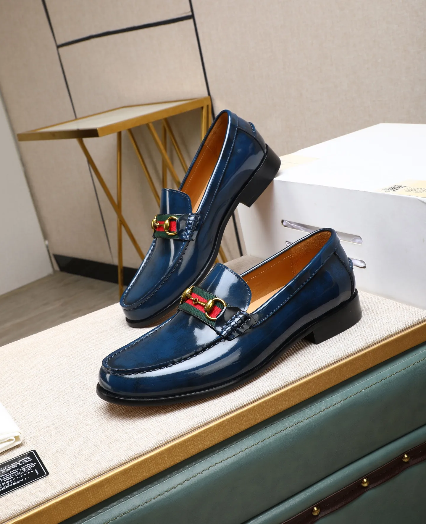 Men's shoes 💰500📛📛Original (water-dyed cow lining) GUCCI official website formal shoes🌀 Italian🇮🇹imported cowhide➕Top imported water-dyed cowhide lining💋Finely handmade Original bottom, the real thing looks better when photographed in person Standard size 38-44 (45 46 custom-made)